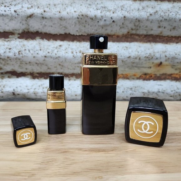 Chanel No 5 Set 1959 Vintage Cologne Spray 1.5 Oz & 1/4 Oz With Box - Picture 7 of 10